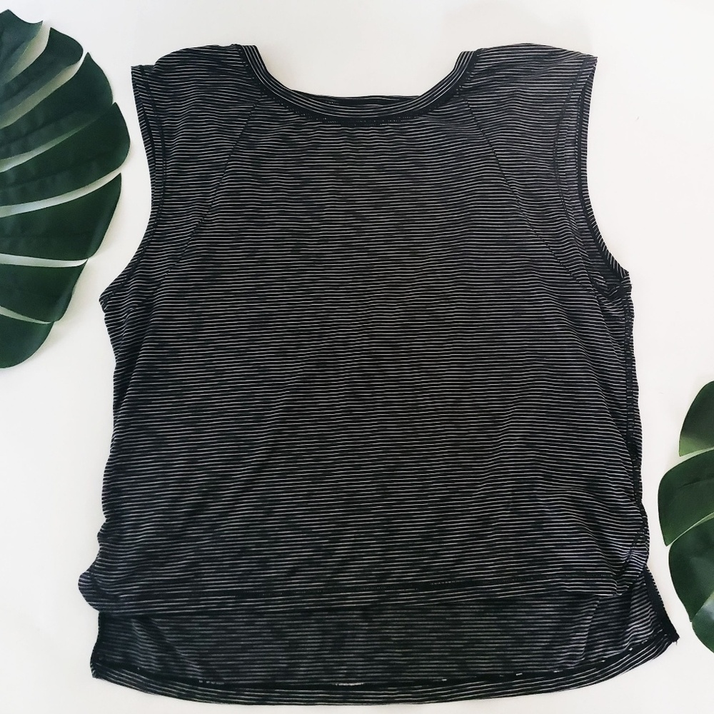 Boxy Low Back Work Out Top